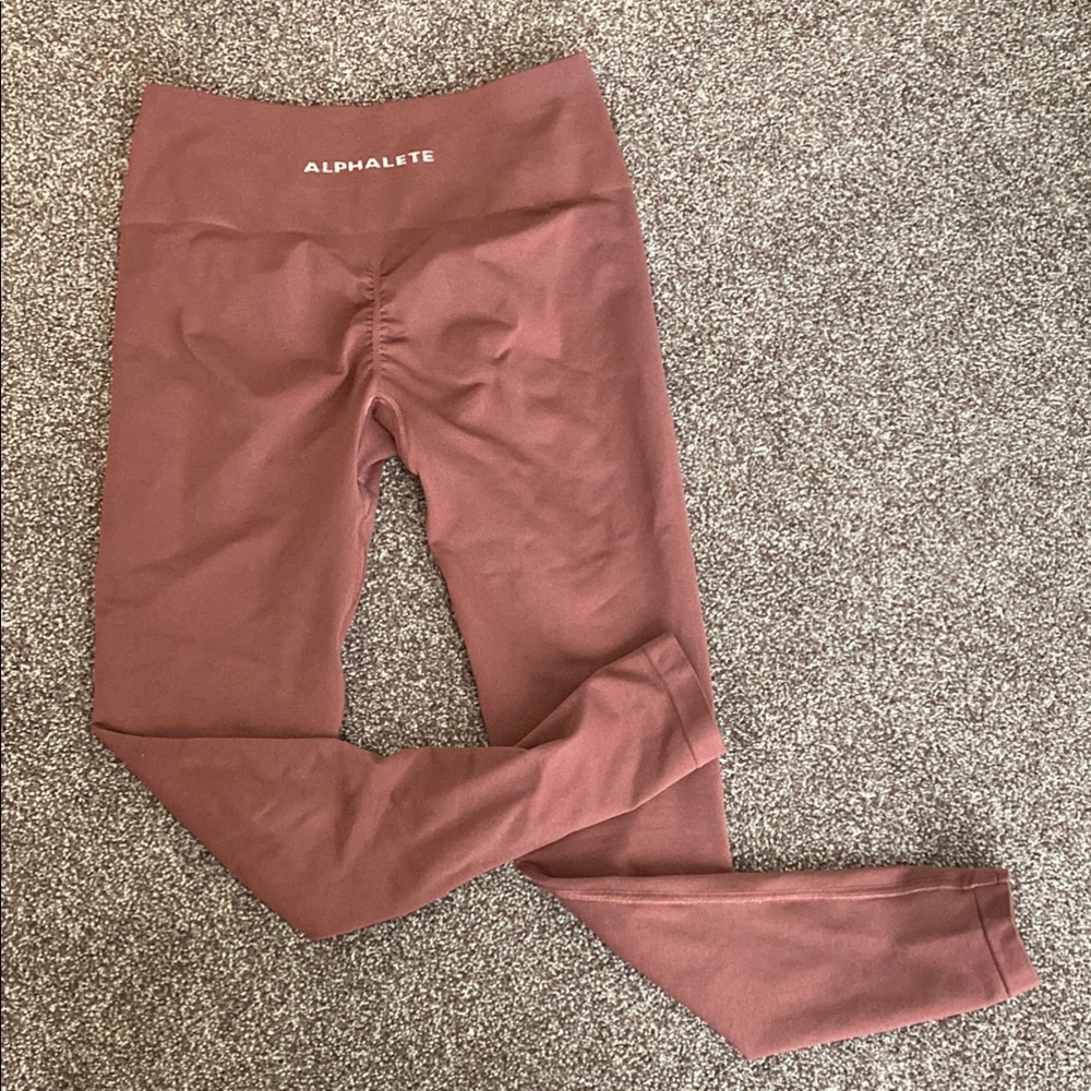 Alphalete Amplify Legging Mauve Pink